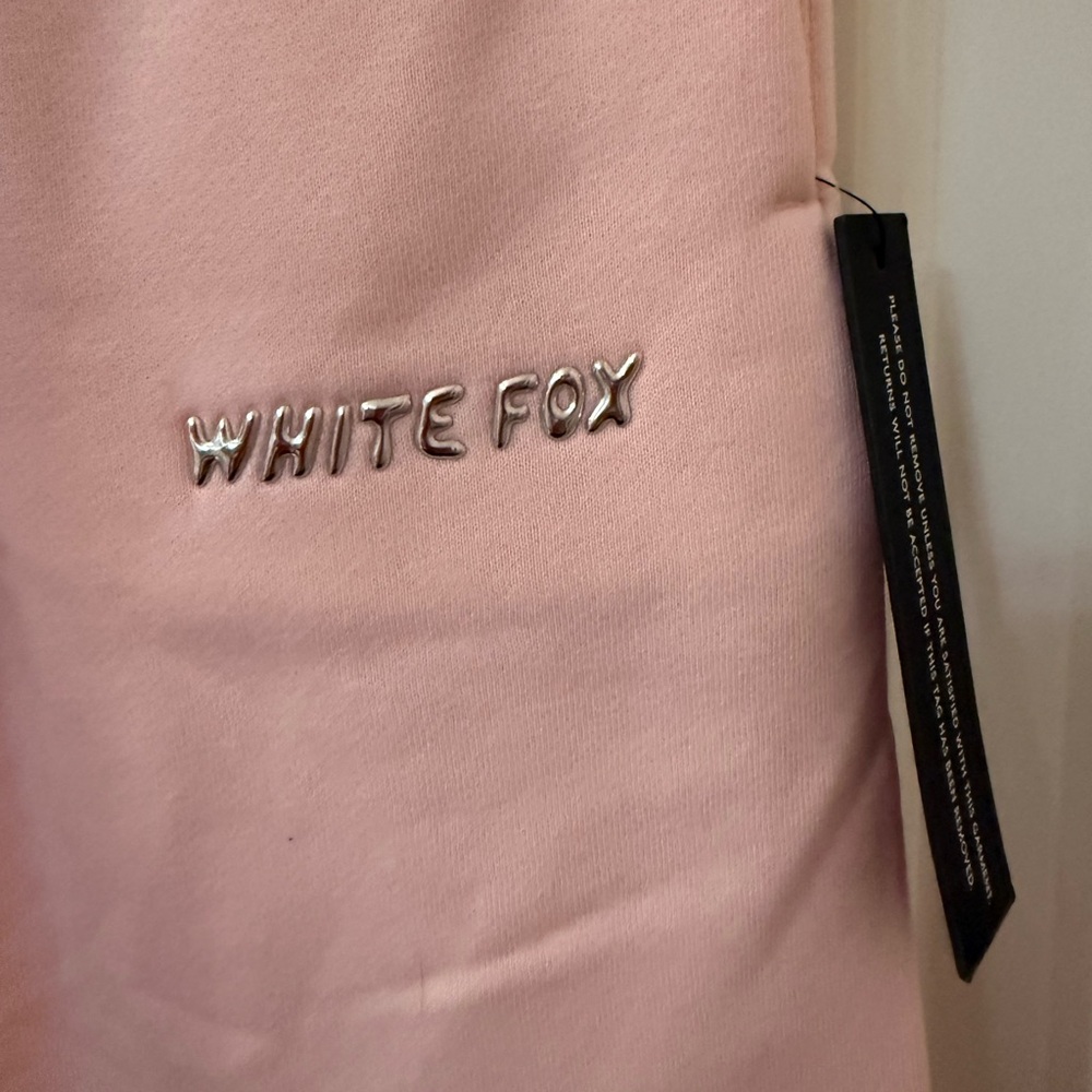 NWT White Fox Test Drive Sweatpants in size XS color Icy Pink - Picture 6 of 6
